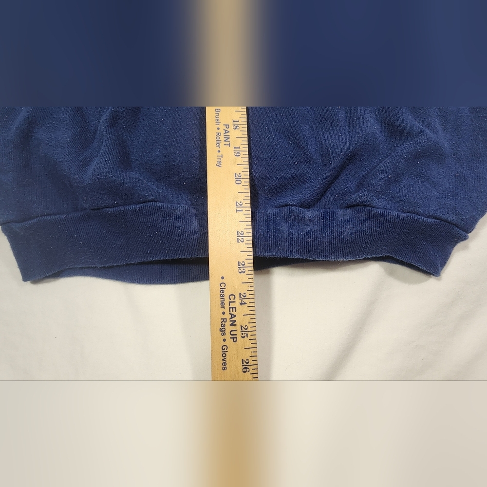 Vintage West Virginia University Unisex Tultex Sweatshirt Size Large, Navy Blue - Picture 9 of 12